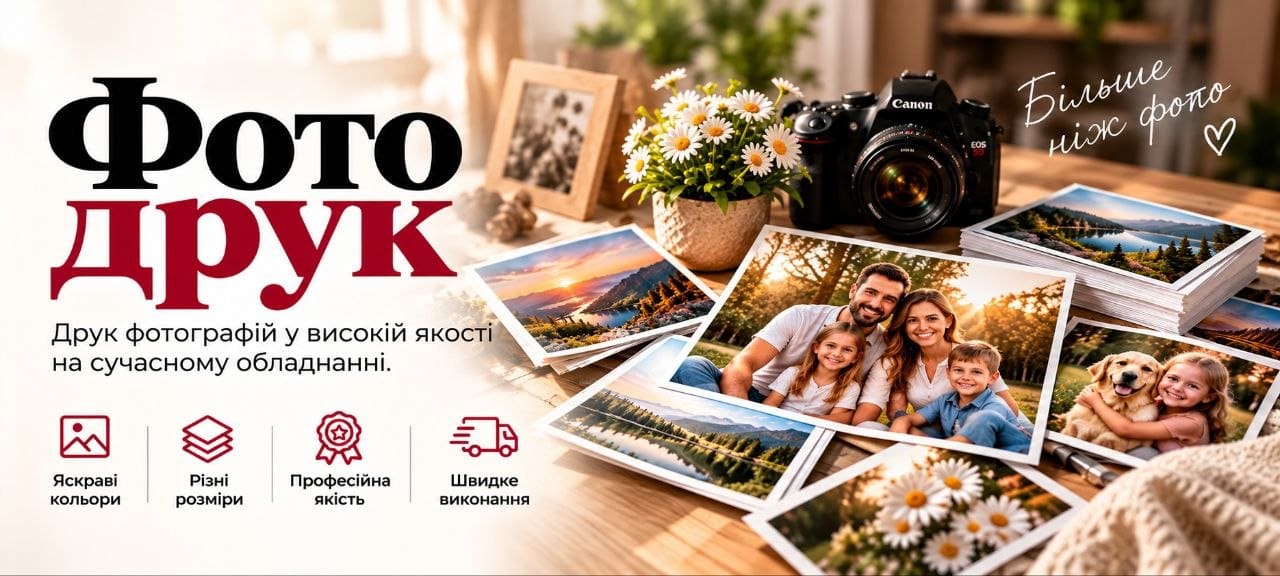 Банер: Фотодрук