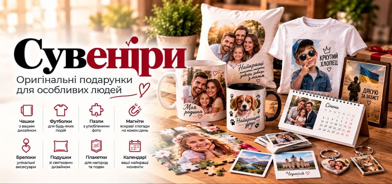 Банер: Фотосувеніри