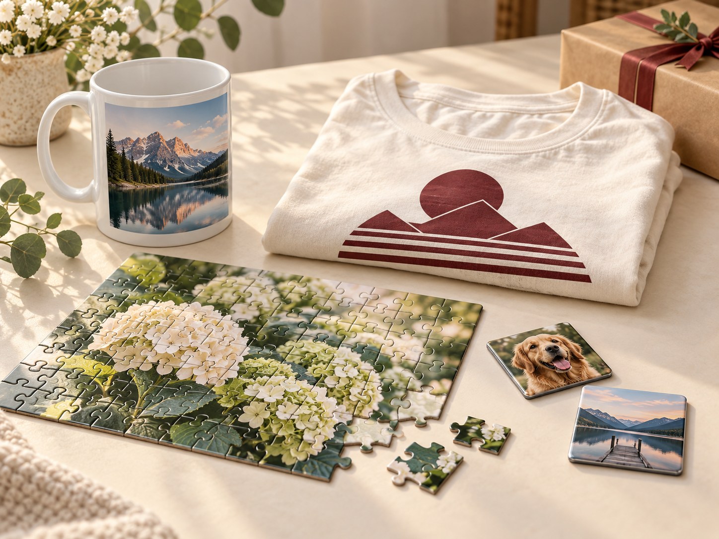 фотосувеніри: чашка, футболка, пазл і магніти