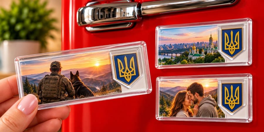 Фотомагніт: З українським символом